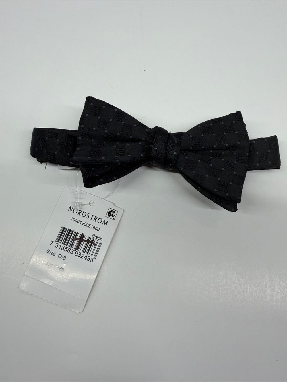 NEW Eton Men’s Checkered 100% Silk Bow Tie